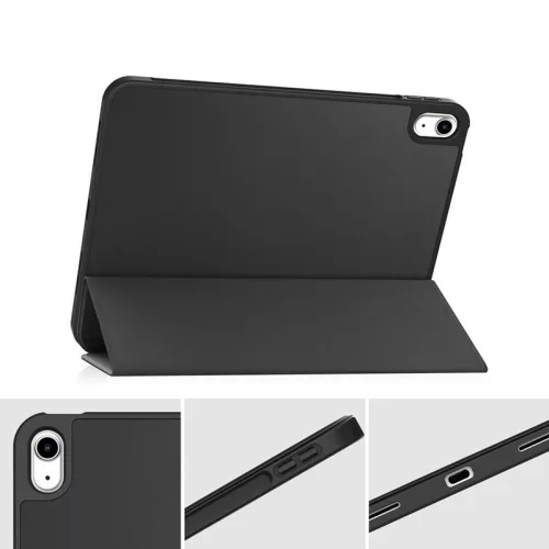 Tech-Protect tablet tok (Smart Case Pen) - Apple iPad 10.9 (2022)/iPad 11 (2025) - fekete - OEM