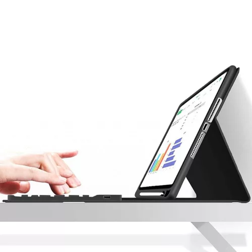 Tech-Protect tablet tok (Smart Case) - Apple iPad 10.9 (2022)/iPad 11 (2025), bill. - fekete - OEM