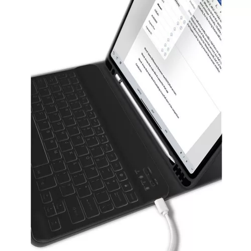 Tech-Protect tablet tok (Smart Case) - Apple iPad 10.9 (2022)/iPad 11 (2025), bill. - fekete - OEM