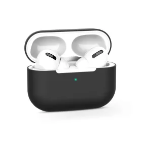   Haffner szilikon védőtok - Apple AirPods Pro 1/2 fülhallgatóhoz - fekete - OEM