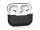 Haffner szilikon védőtok - Apple AirPods Pro 1/2 fülhallgatóhoz - fekete - ECO