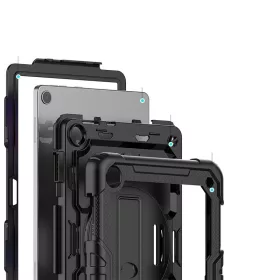  Tech-Protect Solid ütésálló tok - Lenovo TB-328 Tab M10 10.1 (3 Gen) kijelzővédővel - fekete - OEM