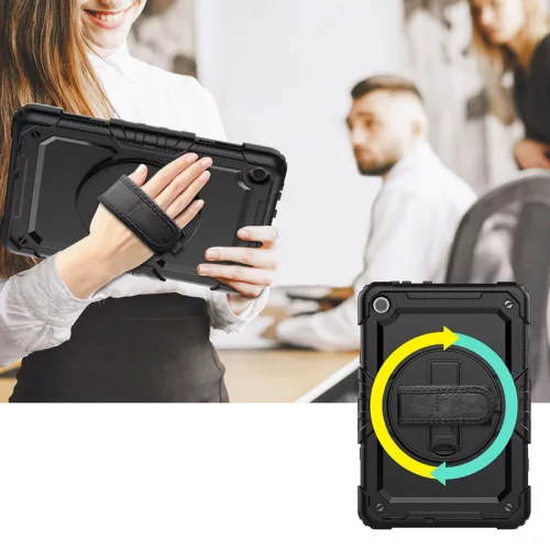 Tech-Protect Solid ütésálló tok - Lenovo TB-328 Tab M10 10.1 (3 Gen) kijelzővédővel - fekete - OEM
