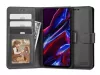 Tech-Protect Wallet Book Flip oldalra nyíló tok - Xiaomi Redmi Note 12 5G/Poco X5 5G - fekete