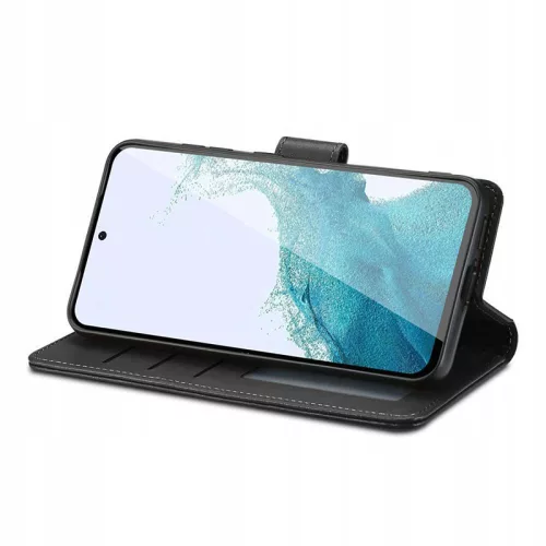 Tech-Protect Wallet Book Flip oldalra nyíló tok - Xiaomi Redmi Note 12 5G/Poco X5 5G - fekete