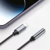 Tech-Protect UltraBoost Lightning/3,5mm jack adapter - fekete/szürke