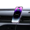 Tech-Protect MM15W-V5 Qi MagSafe vezeték nélküli autós tartó/gyorstöltő szellőzőrácsba - fekete