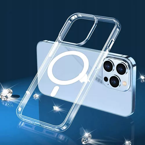 Tech-Protect Magmat Magsafe szilikon tok - Apple iPhone 13 Mini - átlátszó