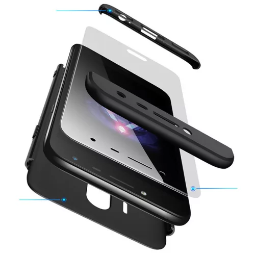 GKK 360 Full Protection 3in1 tok - Samsung J400F Galaxy J4 (2018) - fekete