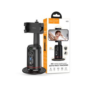   HOCO K23 telefontartó állvány 360 fokos automatikus arckövetéssel, 4,5-7" méret- fekete