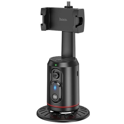 HOCO K23 telefontartó állvány 360 fokos automatikus arckövetéssel, 4,5-7" méret- fekete