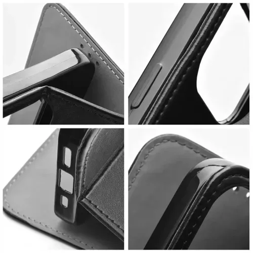 Haffner Smart Magneto Book Flip oldalra nyíló tok - Samsung Galaxy S25 FE/S26 FE - fekete