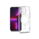 Haffner Clear Mag Cover kameravédős szilikon tok - Apple iPhone 13 Pro - átlátszó