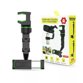   Haffner H-HS162 univerzális autós tartó visszapillantó tükörre - fekete/zöld