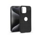 Haffner Carbon szilikon tok - Apple iPhone 15 Pro Max - fekete