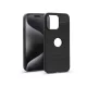 Haffner Carbon szilikon tok - Apple iPhone 15 Pro Max - fekete