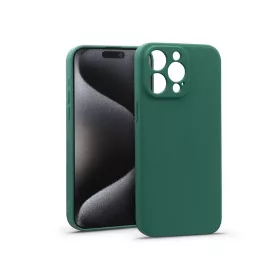 Haffner Matt szilikon tok - Apple iPhone 15 Pro - zöld