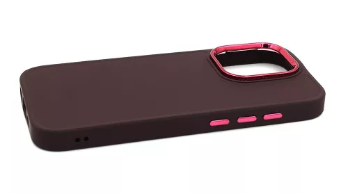 Haffner Frame szilikon tok - Samsung SM-S711 Galaxy S23 FE - bíbor