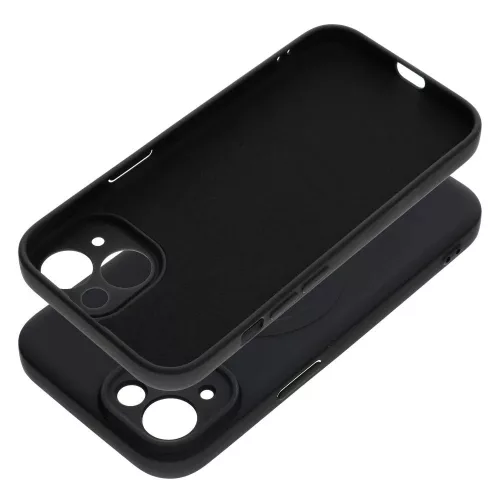 Haffner Silicone Mag Cover szilikon tok - Apple iPhone 15 Plus - fekete