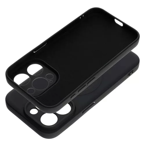 Haffner Silicone Mag Cover szilikon tok - Apple iPhone 15 Pro - fekete