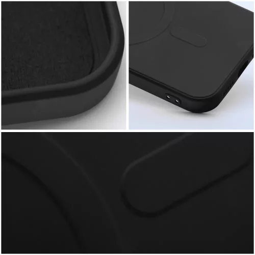 Haffner Silicone Mag Cover szilikon tok - Apple iPhone 15 Pro Max - fekete