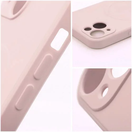 Haffner Silicone Mag Cover szilikon tok - Apple iPhone 15 - pink