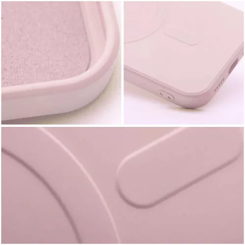 Haffner Silicone Mag Cover szilikon tok - Apple iPhone 15 Plus - pink