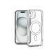 Haffner Clear Mag Cover kameravédős szilikon tok - Apple iPhone 15 - átlátszó