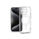 Haffner Clear Mag Cover kameravédős szilikon tok - Apple iPhone 15 Pro - átlátszó