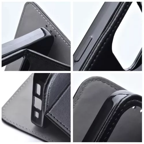 Haffner Smart Magneto Book Flip oldalra nyíló tok - Samsung A155 Galaxy A15 4G/5G - fekete
