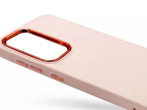 Haffner Frame szilikon tok - Samsung SM-S921 Galaxy S24 - pink