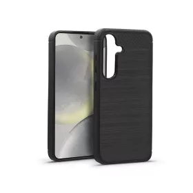   Haffner Carbon szilikon tok - Samsung SM-S921 Galaxy S24 - fekete