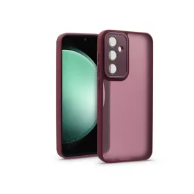  Haffner Variete tok kameravédő lencsevédő üveggel - Samsung SM-S711 Galaxy S23 FE - bíbor