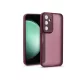 Haffner Variete tok kameravédő lencsevédő üveggel - Samsung SM-S711 Galaxy S23 FE - bíbor