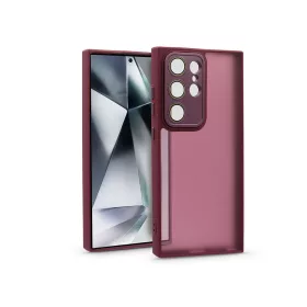   Haffner Variete tok kameravédő lencsevédő üveggel - Samsung SM-S928 Galaxy S24 Ultra - bíbor