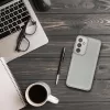 Haffner Variete tok kameravédő lencsevédő üveggel - Samsung SM-S926 Galaxy S24+ - szürke