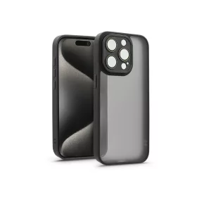   Haffner Variete tok kameravédő lencsevédő üveggel - Apple iPhone 15 Pro Max - fekete