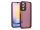 Haffner Variete tok kameravédő lencsevédő üveggel - Samsung SM-A256 Galaxy A25 5G - bíbor