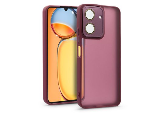 Haffner Variete tok kameravédő lencsevédő üveggel - Xiaomi 13C - bíbor