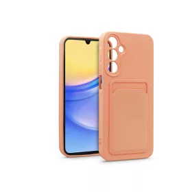   Haffner Card Case kártyatartós szilikon tok - Samsung A155 Galaxy A15 4G/5G - pink