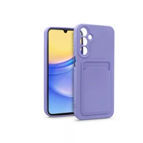   Haffner Card Case kártyatartós szilikon tok - Samsung A155 Galaxy A15 4G/5G - lila