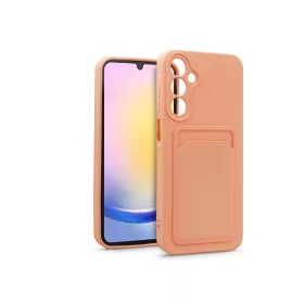   Haffner Card Case kártyatartós szilikon tok - Samsung SM-A256 Galaxy A25 5G - pink