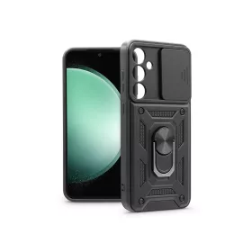   Haffner Slide Armor kameravédős ütésálló tok - Samsung SM-S711 Galaxy S23 FE - fekete