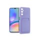 Haffner Clear Case kameravédős szilikon tok - Samsung SM-A057F Galaxy A05s - lila