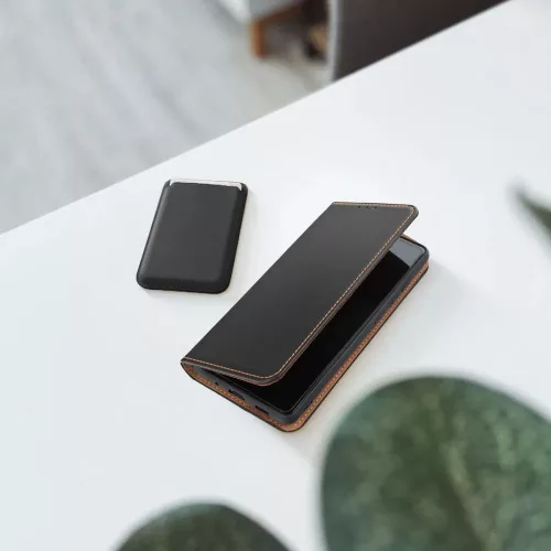 Haffner Smart Pro Flip oldalra nyíló tok - Samsung SM-A356 Galaxy A35 5G - fekete