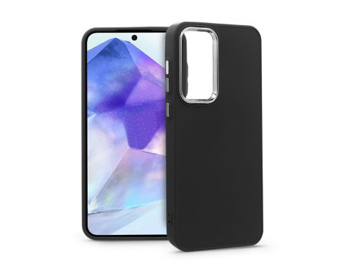 Haffner Frame szilikon tok - Samsung SM-A556 Galaxy A55 5G - fekete