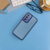 Haffner Variete tok kameravédő lencsevédő üveggel - Samsung SM-A556 Galaxy A55 5G - sötétkék