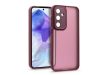 Haffner Variete tok kameravédő lencsevédő üveggel - Samsung SM-A556 Galaxy A55 5G - bíbor