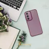 Haffner Variete tok kameravédő lencsevédő üveggel - Samsung SM-A556 Galaxy A55 5G - bíbor