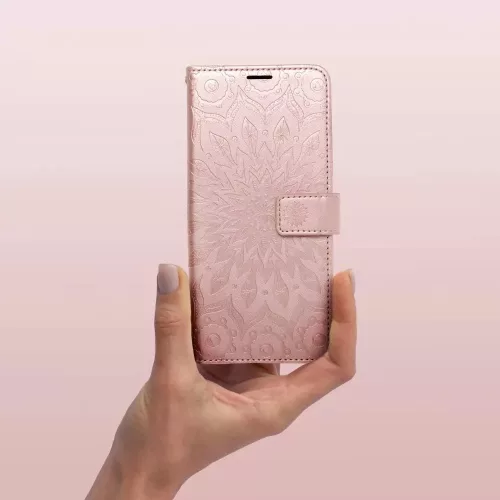 Haffner Mezzo Book Flip oldalra nyíló tok - Samsung SM-A356 Galaxy A35 5G - mandala rosegold